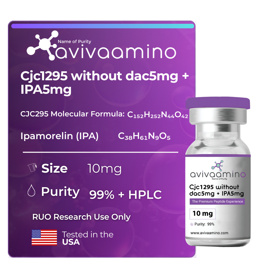 Cjc1295 without dac 5mg + IPA 5mg